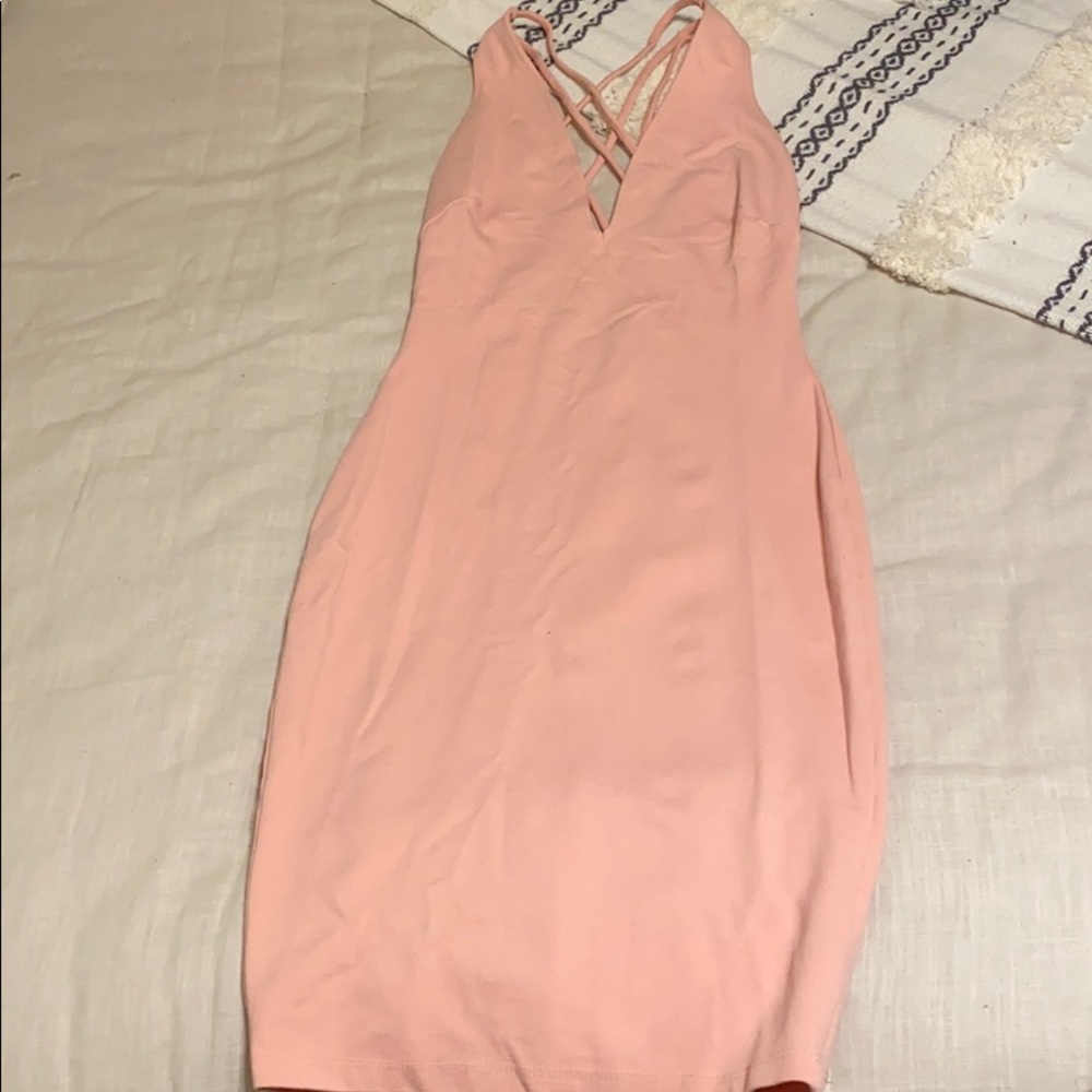 Pink party dress